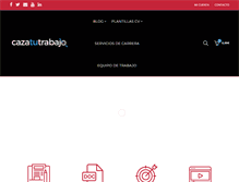 Tablet Screenshot of cazatutrabajo.com